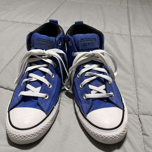 Converse All Star Blue Black High Top Sneakers Shoes Mens Size 9 Womens Size 11 main image 7